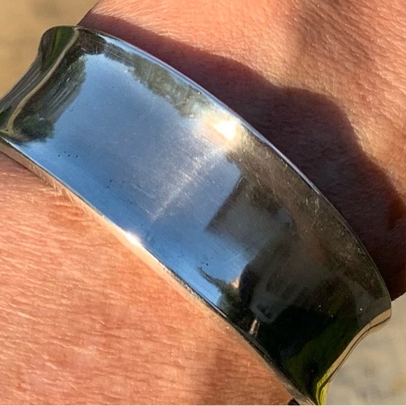 Sterling Silver Cuff Bracelet - Picture 10 of 11